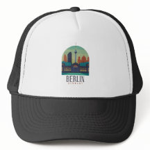 Vintage voyage Skyline Allemagne Berlin