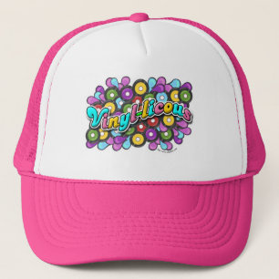 Casquette Vinyl Fun Record Slogan Coloré Art Design