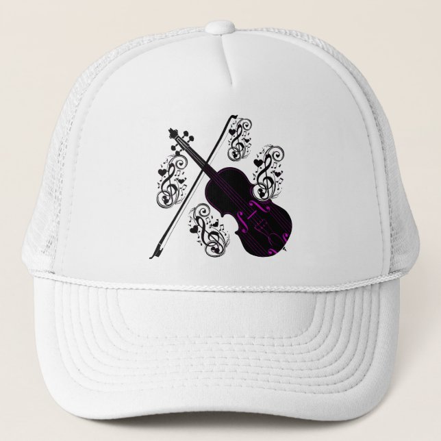Casquette Violon, amour cinglé_ (Devant)