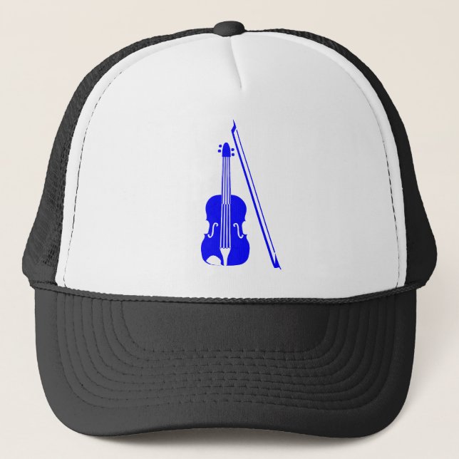 Casquette Violon - Bleu (Devant)
