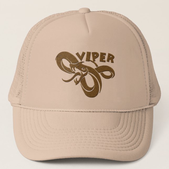 CASQUETTE VIPÈRE D'OR (Devant)