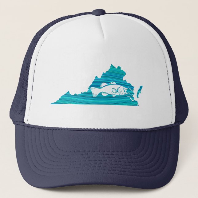 Casquette Virginia Wave Fishing (Devant)