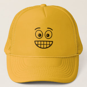 Casquette Visage de broyage avec yeux ouverts