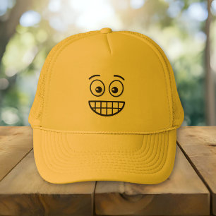 Casquette Visage de broyage avec yeux ouverts