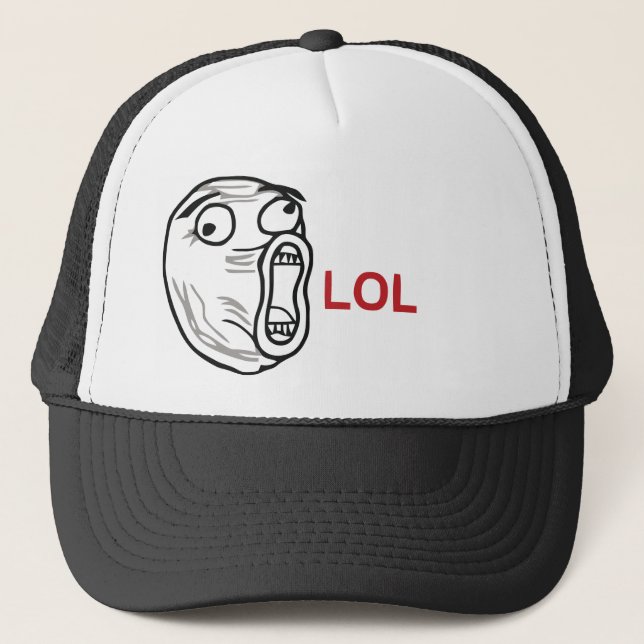 Casquette Visage de meme de LOL (Devant)