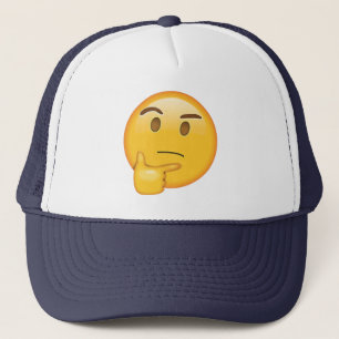 Casquette Visage de pensée - Emoji