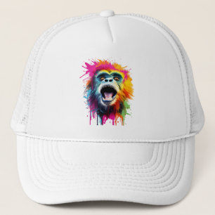 Casquette Visage de singe dynamique