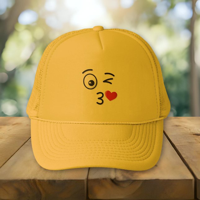 Casquette Visage lançant un baiser (Créateur téléchargé)