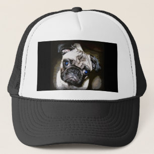 Casquette visage mignon de carlin