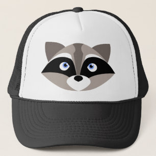 Casquette Visage mignon de raton laveur