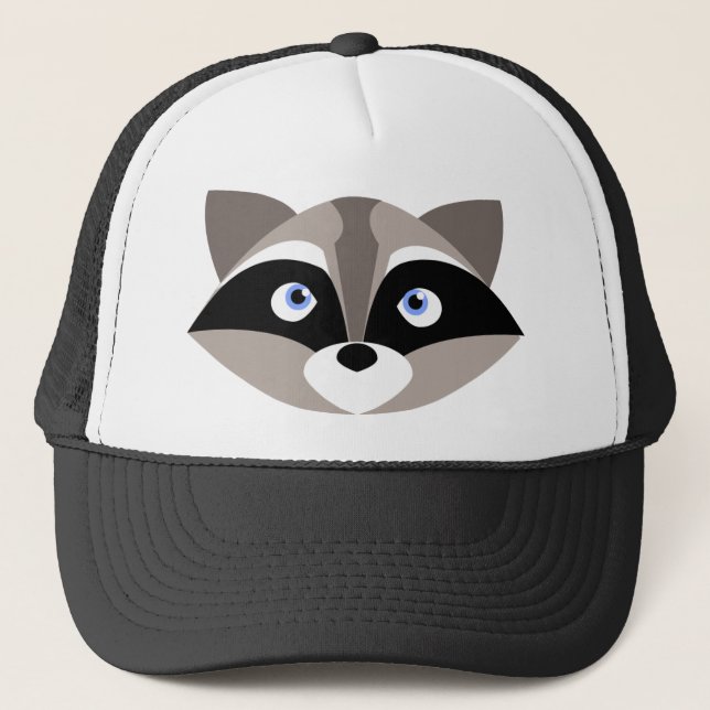 Casquette Visage mignon de raton laveur (Devant)