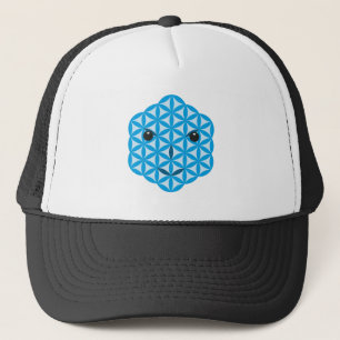 Casquette Visage sacré - Arcturien, 01 - Bleu.