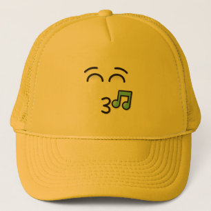 Casquette Visage sifflant avec yeux souriants