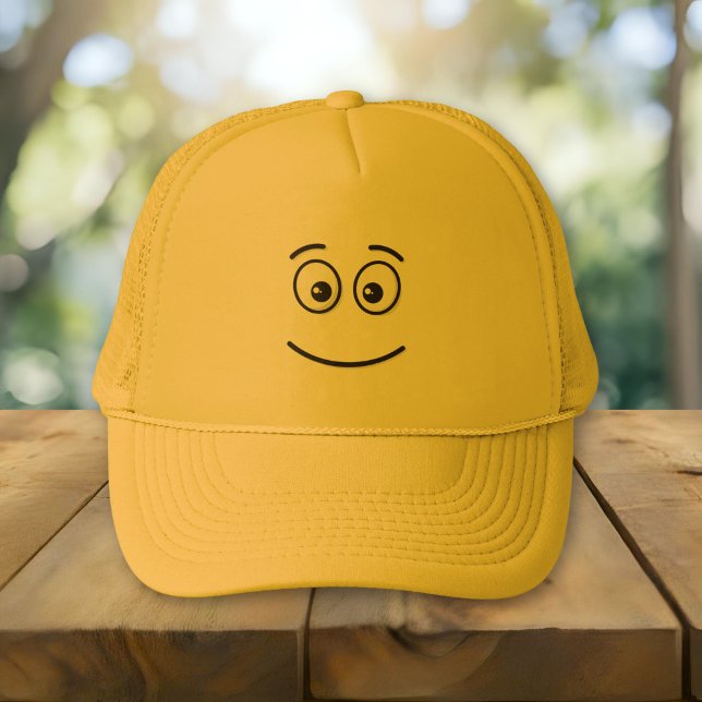 Casquette Visage Souriant aux Yeux Ouverts (Créateur téléchargé)