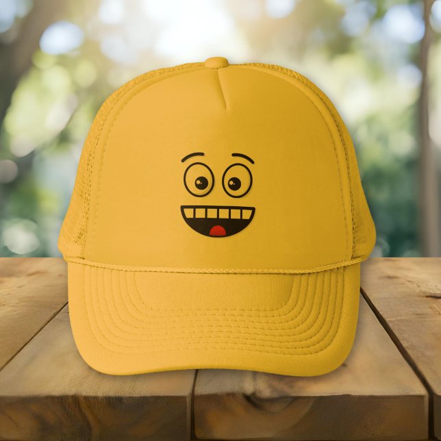 Casquette Visage Souriant avec Bouche Ouverte (Créateur téléchargé)