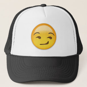 Casquette Visage souriant d'un air affecté Emoji
