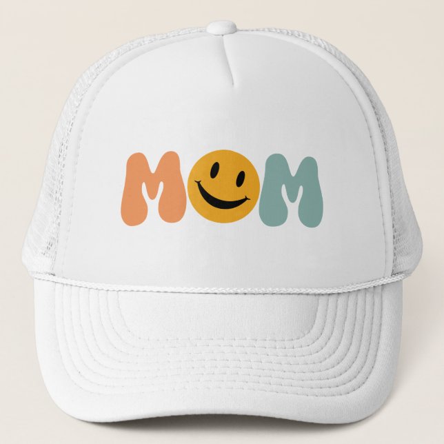 Casquette Visage Sourire Maman (Devant)