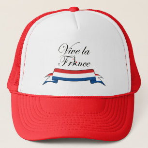 Casquette Vive la France Typography