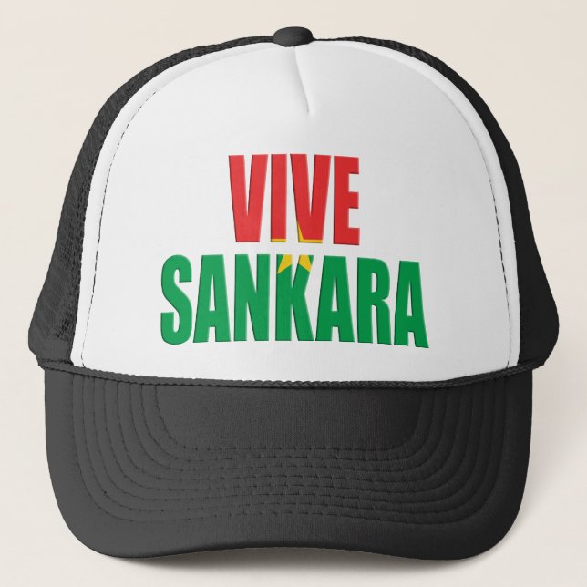 Casquette Vive Sankara (Devant)