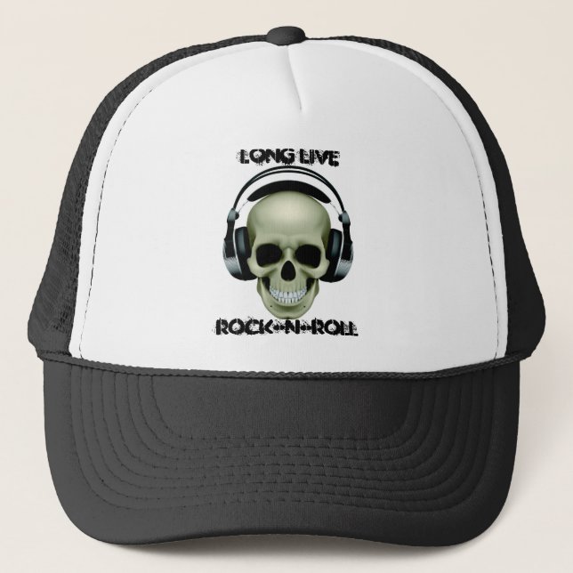CASQUETTE VIVENT LONGTEMPS ROCK-N-ROLL (Devant)