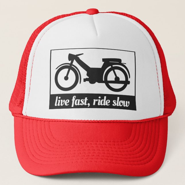Casquette Vivent rapidement, le tour lent (Devant)