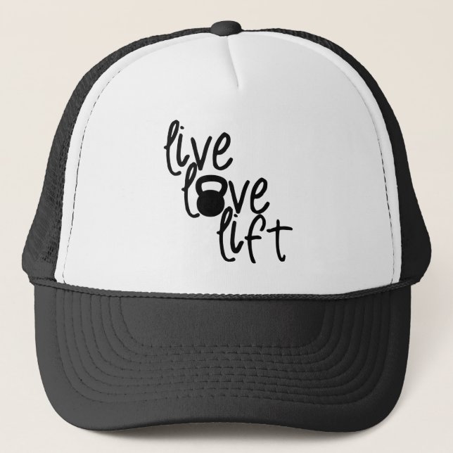 Casquette Vivre, Amour, Ascenseur (Devant)