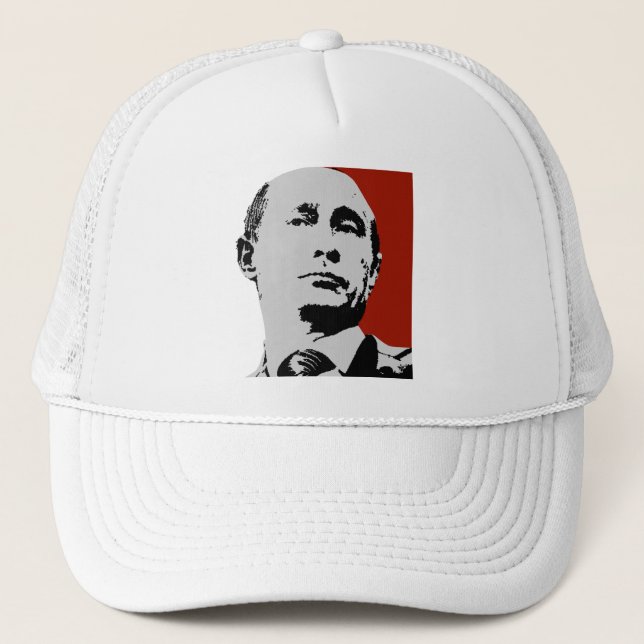 Casquette Vladimir Poutine rouge (Devant)