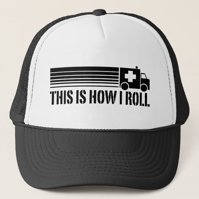 Casquette Voici comment je lance EMT (Devant)