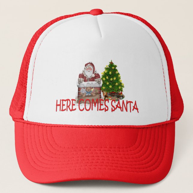 CASQUETTE VOICI VENIR PÈRE NOËL (Devant)