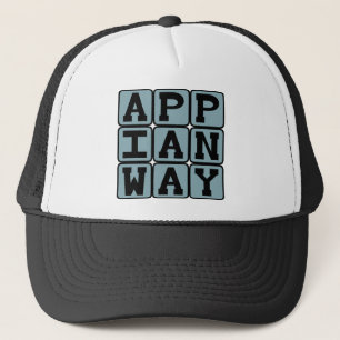 Casquette Voie Appienne, Route Romaine