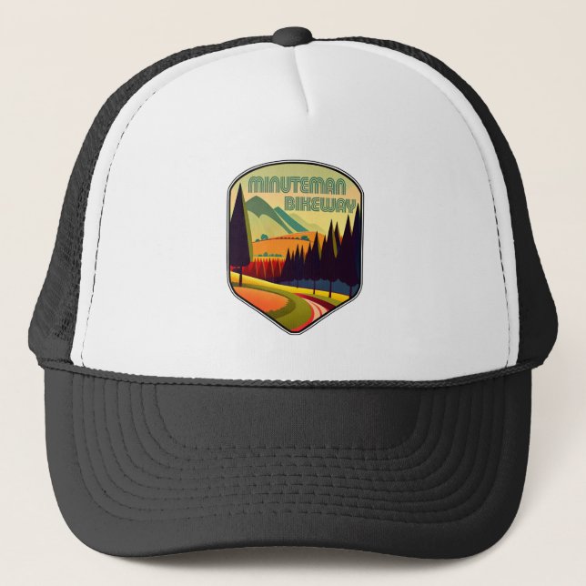 Casquette Voies cyclables Minuteman Boston Massachusetts Cou (Devant)