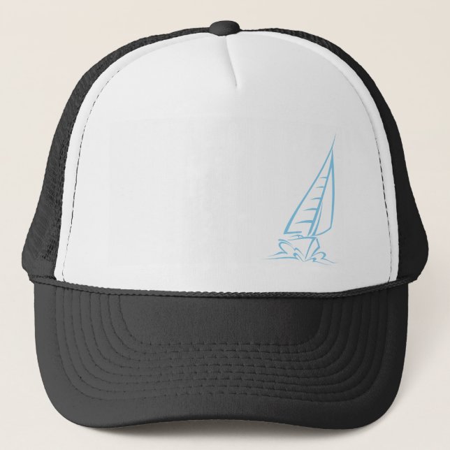 Casquette Voile bleue (Devant)