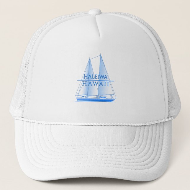 Casquette Voile nautique côtière de Haleiwa (Devant)