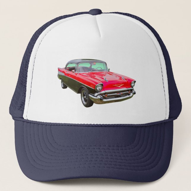 Casquette Voiture 1957 de classique de Bel Air de Chevrolet (Devant)