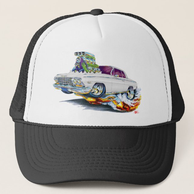 Casquette Voiture 1962-63 de blanc d'impala (Devant)