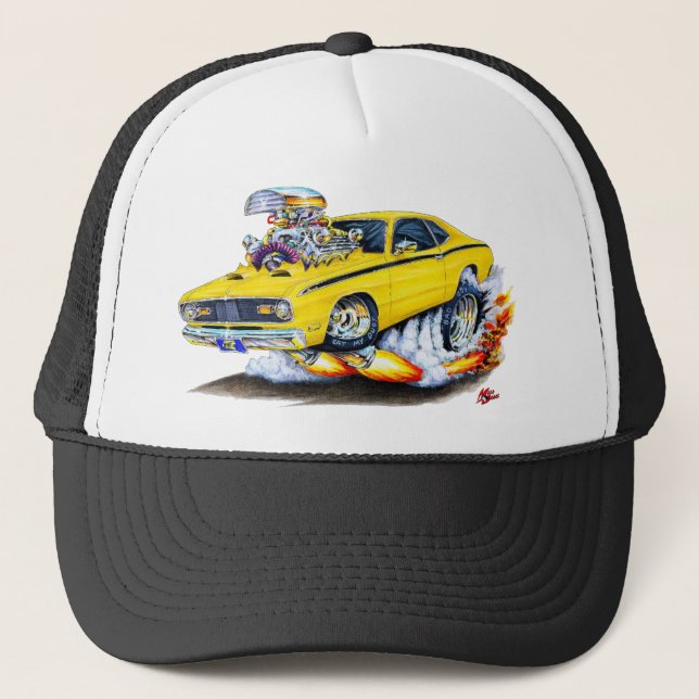 Casquette Voiture 1970-74 de jaune de chiffon de Plymouth (Devant)