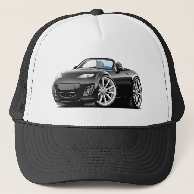 Casquette Voiture 2009-13 noire de Miata (Devant)