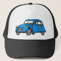 Voiture bleue (2CV)