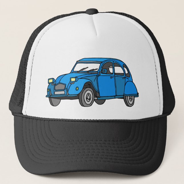 Casquette Voiture bleue (2CV) (Devant)