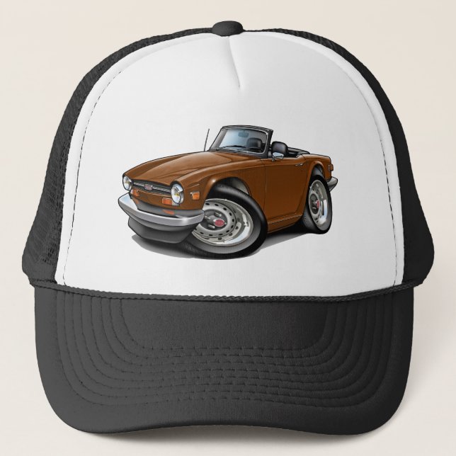 Casquette Voiture Brown de Triumph TR6 (Devant)