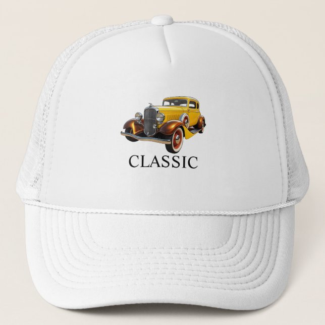 Casquette Voiture Classique Cool Moderne (Devant)