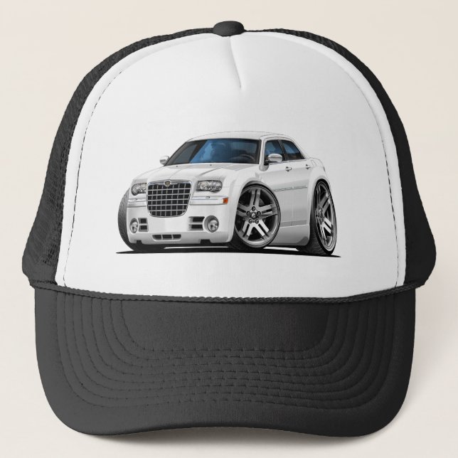 Casquette Voiture de blanc de Chrysler 300 (Devant)
