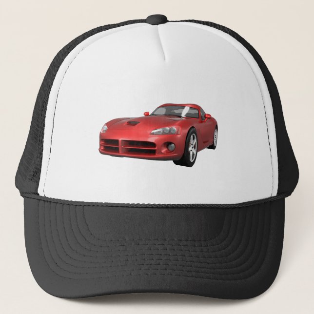 Casquette Voiture de muscle de Dur-Dessus de vipère : (Devant)
