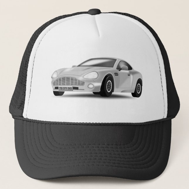 Casquette Voiture en argent (Devant)