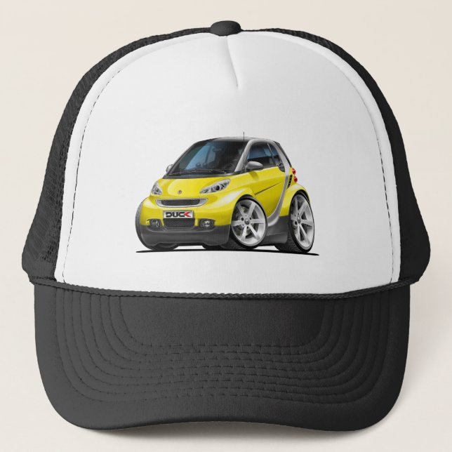 Casquette Voiture jaune intelligente (Devant)