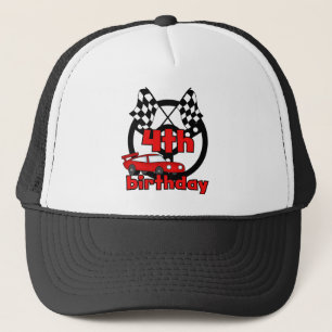 Casquette Voiture Racing 4e Anniversaire Tshirts et cadeaux