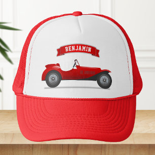 Casquette Voiture rouge vintage