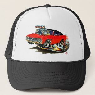 Casquette Voiture supérieure rouge et noire de Chevelle