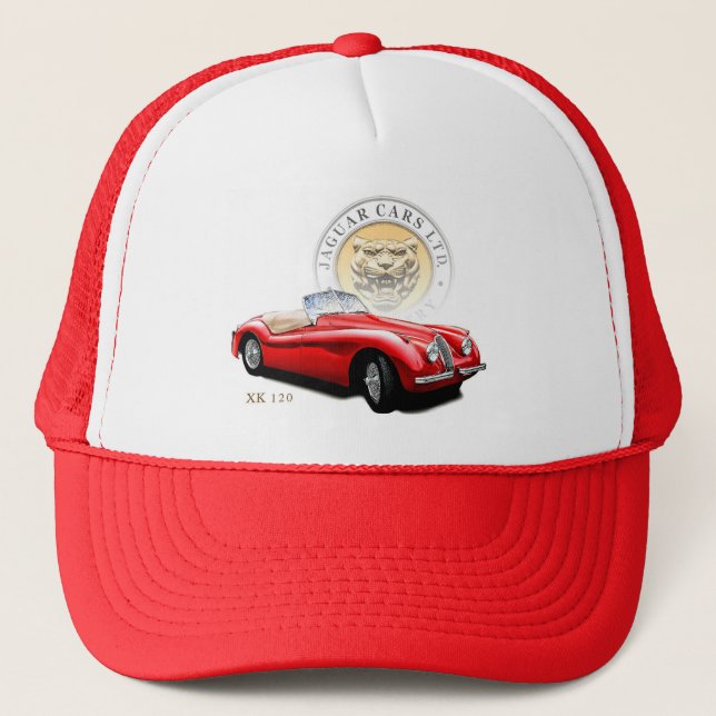 Casquette Voitures Jaguar xk120 (Devant)