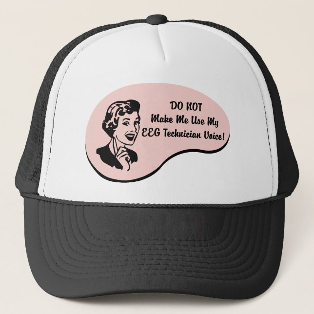 Casquette Voix de technicien d'EEG (Devant)